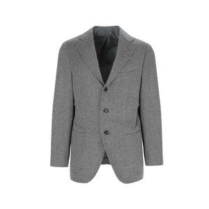 Cesare Attolini Single-Breasted Blazer In Gray Cashmere - NWT